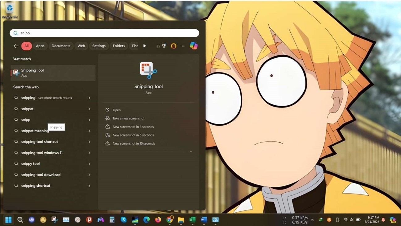 screenshot on windows14