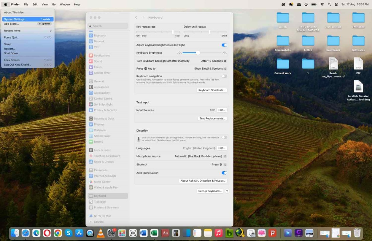 change macos screenshot